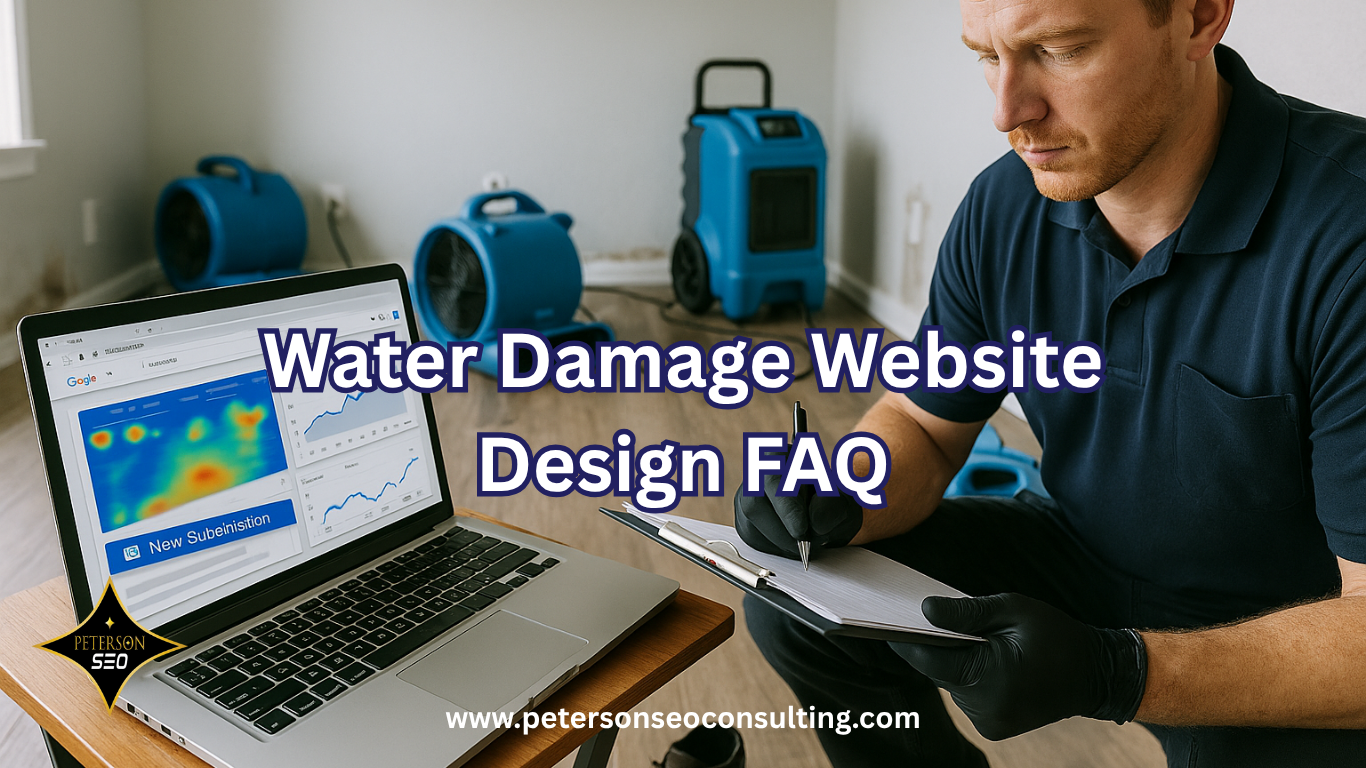 Water Damage Website Design FAQ