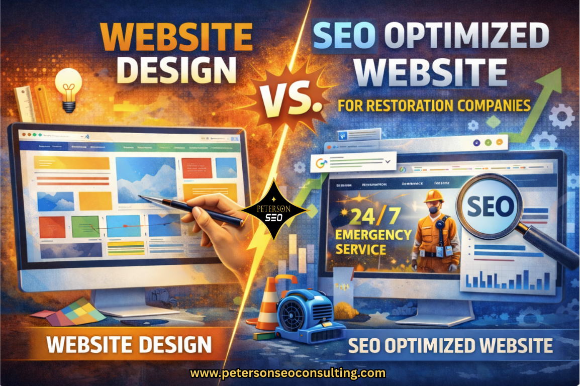 Website Design vs SEO for Restoration Websites: The Vital Difference