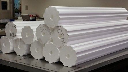 Industrial foam columns