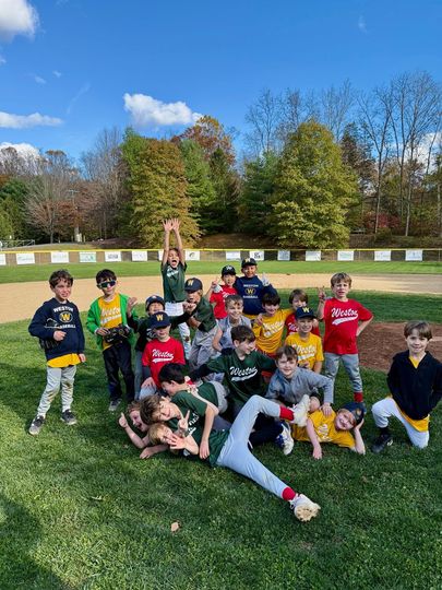 Do we have images of kids playing Baseball in Weston
