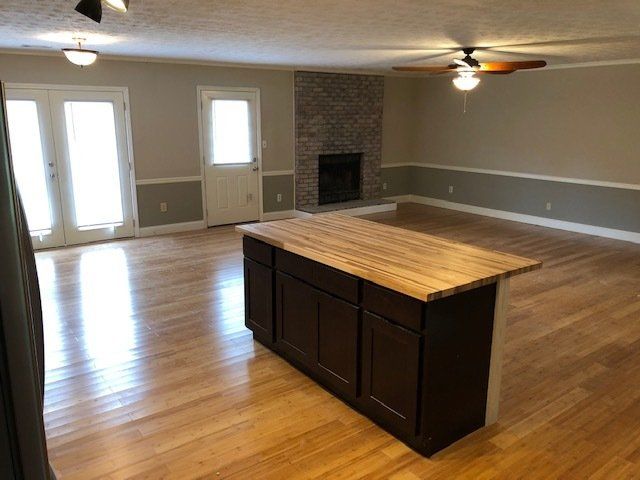 Norris Lane Kitchen and Living Room