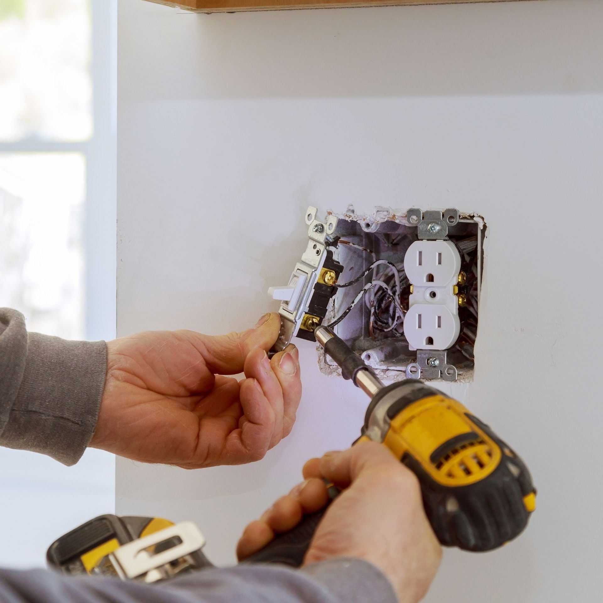 Technician repairing combi Gas Boiler Technician repairing combi Gas Boiler