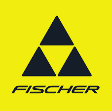 Un fondo amarillo con un triángulo negro y la palabra fischer en él.