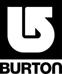 El logotipo de Burton es un logotipo en blanco y negro con una U blanca sobre un fondo negro.