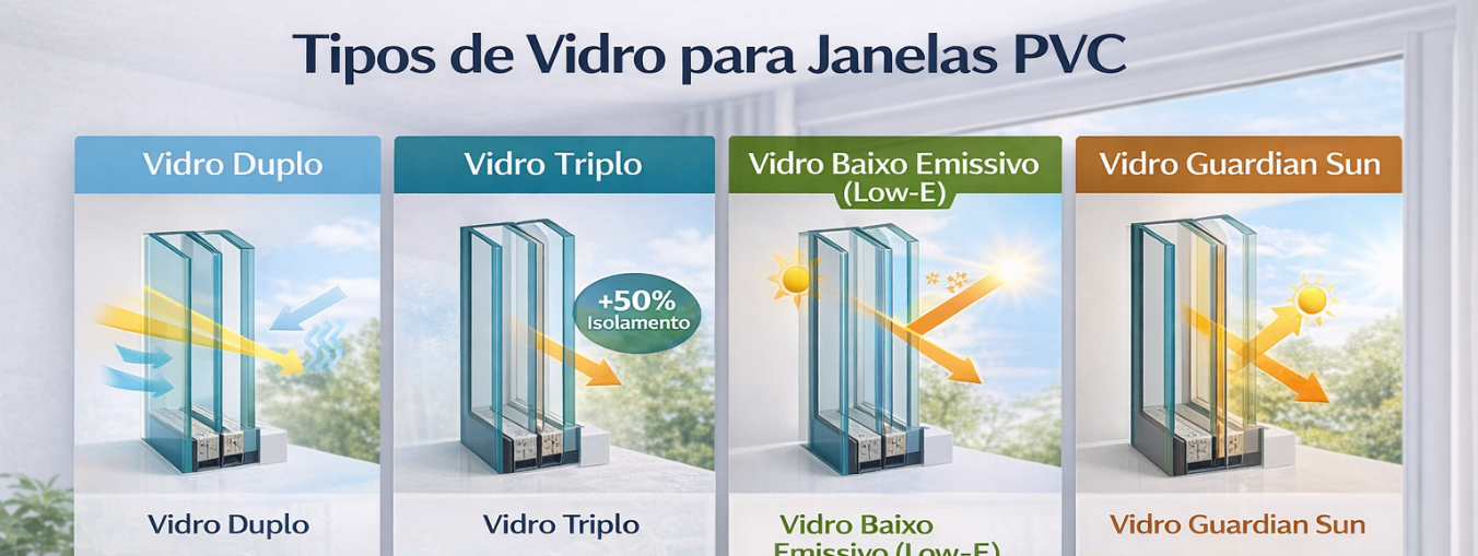 Tipo de vidros para janelas