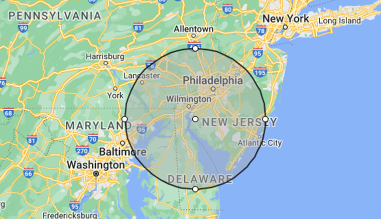 Service Area – Upper Chichester, PA – Hard Knox Waterproofing Service Area – Upper Chichester, PA – Hard Knox Waterproofing