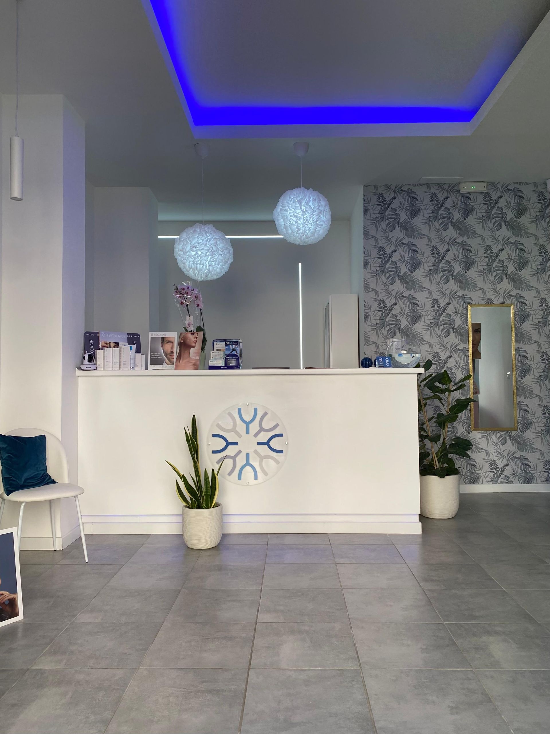 reception centro cryo medicina del benessere a rende