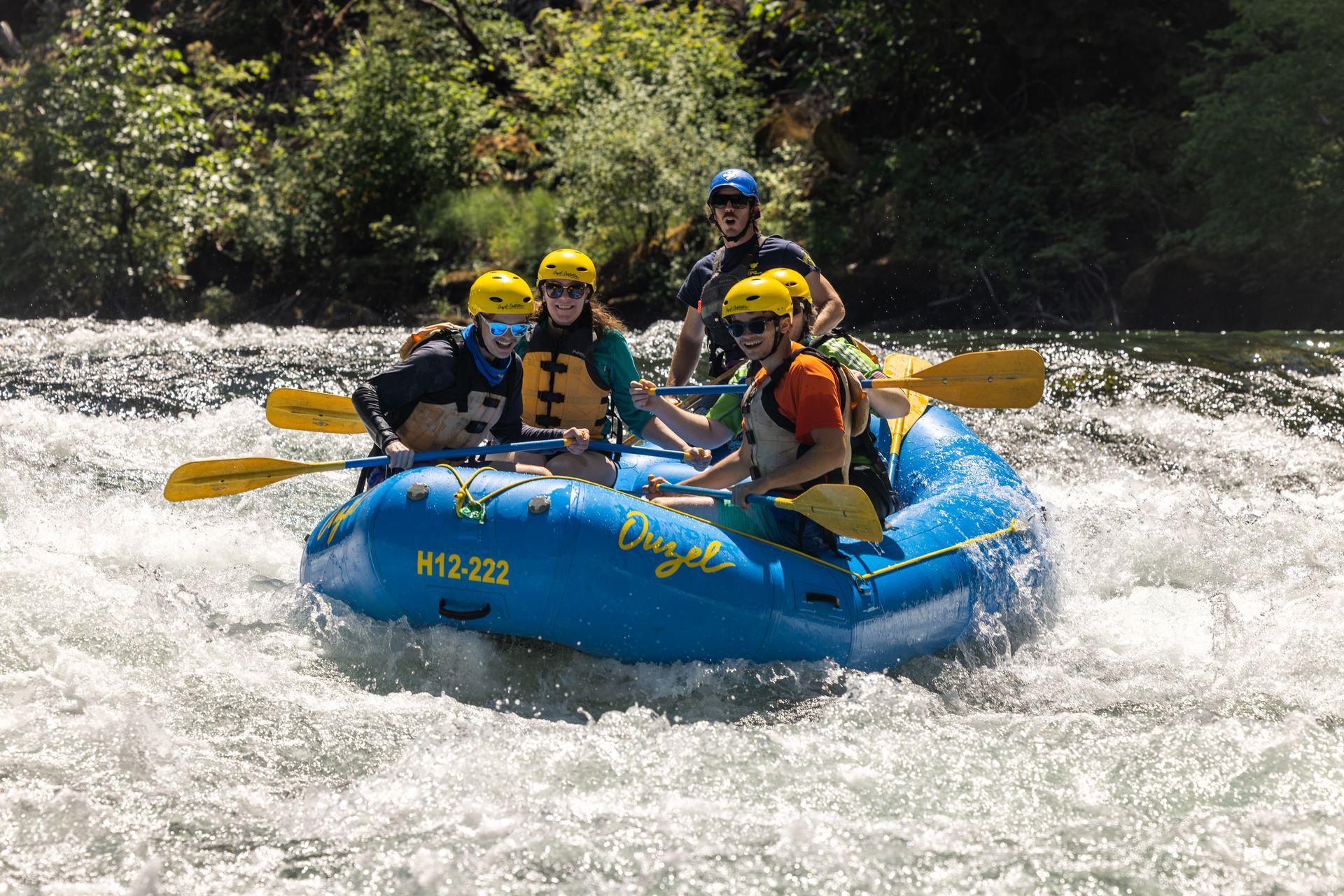 Our full-day trip is an exciting rafting experience on the North Umpqua River.