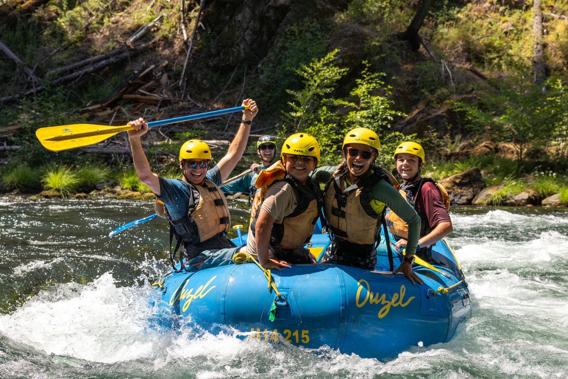 Big smiles and fun whitewater experience on the beautiful and exciting North Umpqua River.
