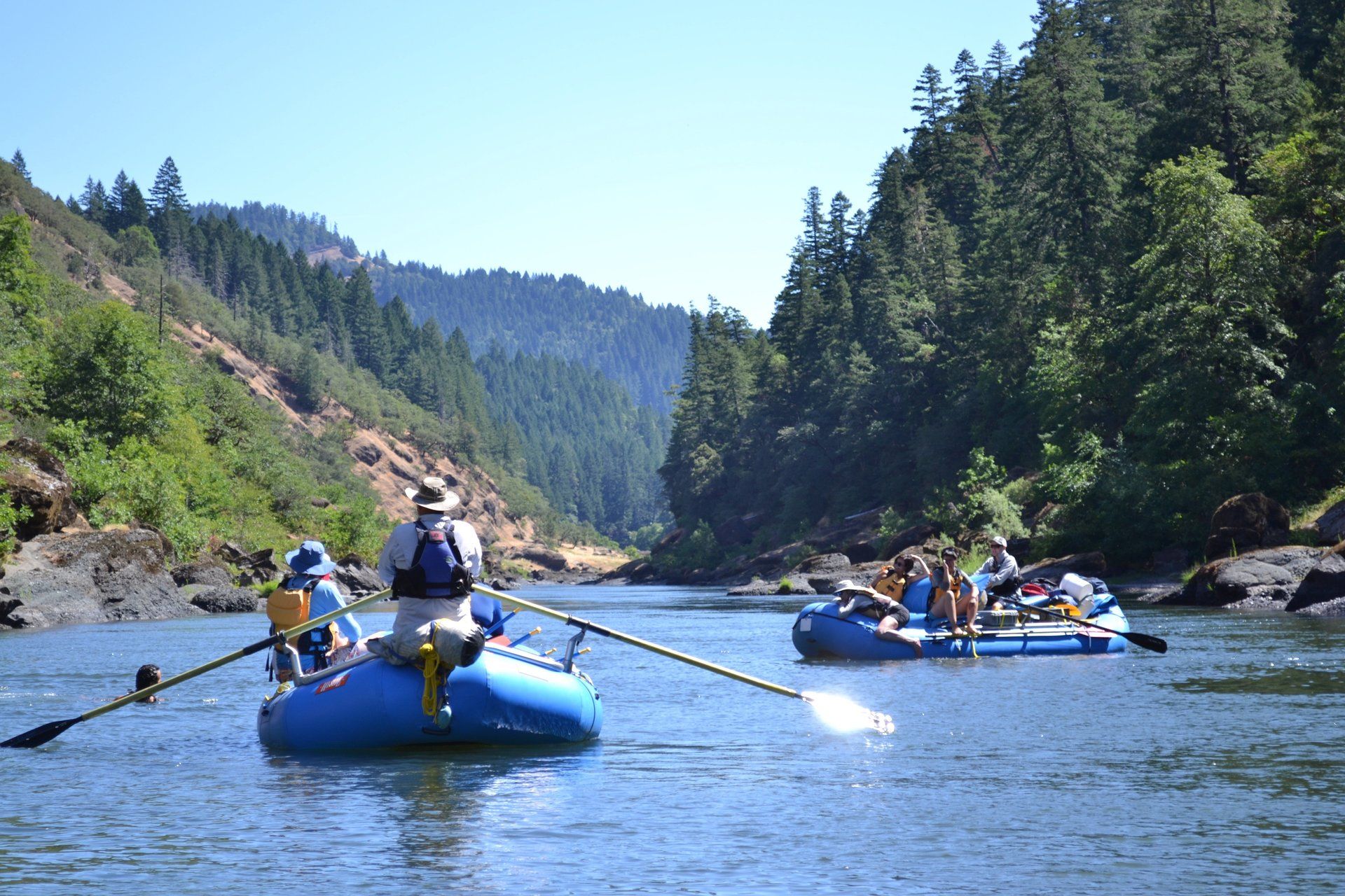 Rowing on the Rogue River is one the Oregon adventures you will remember forever.
