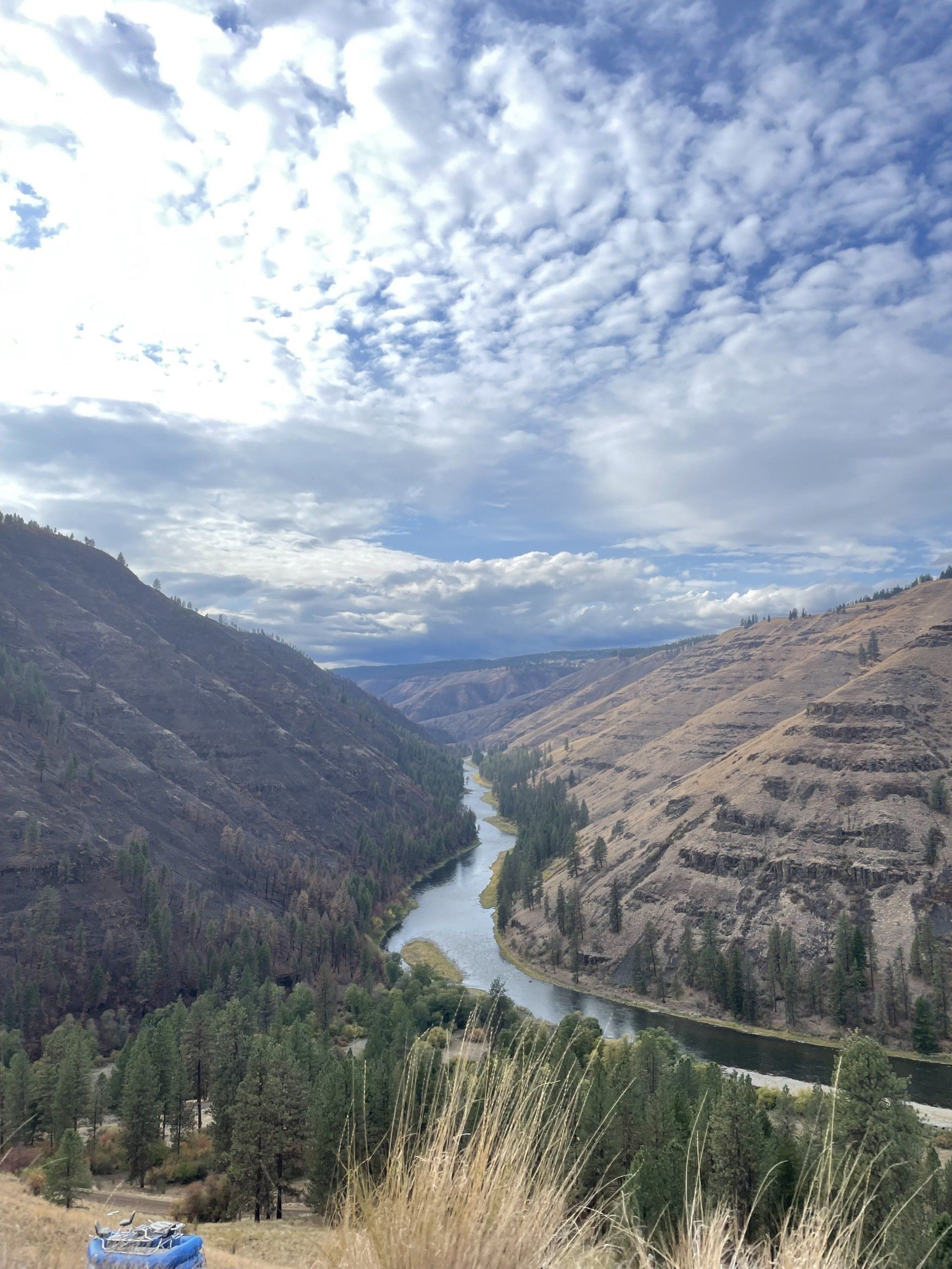 The breathtaking scenery of Grand Ronde canyon. 