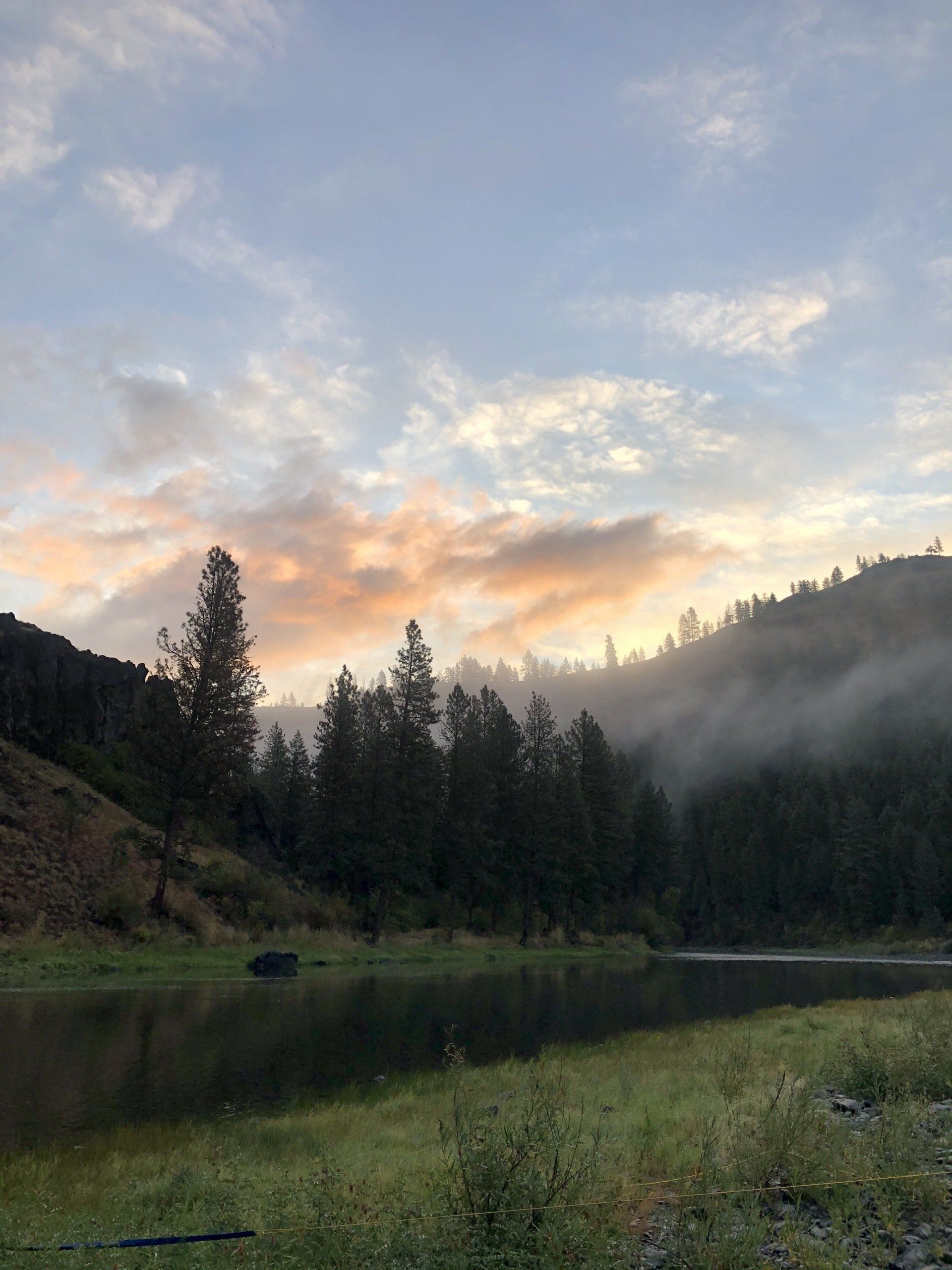 Sunrises and sunsets are mystical on Oregon river adventures. 