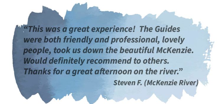 quote from Steven about the McKenzie River