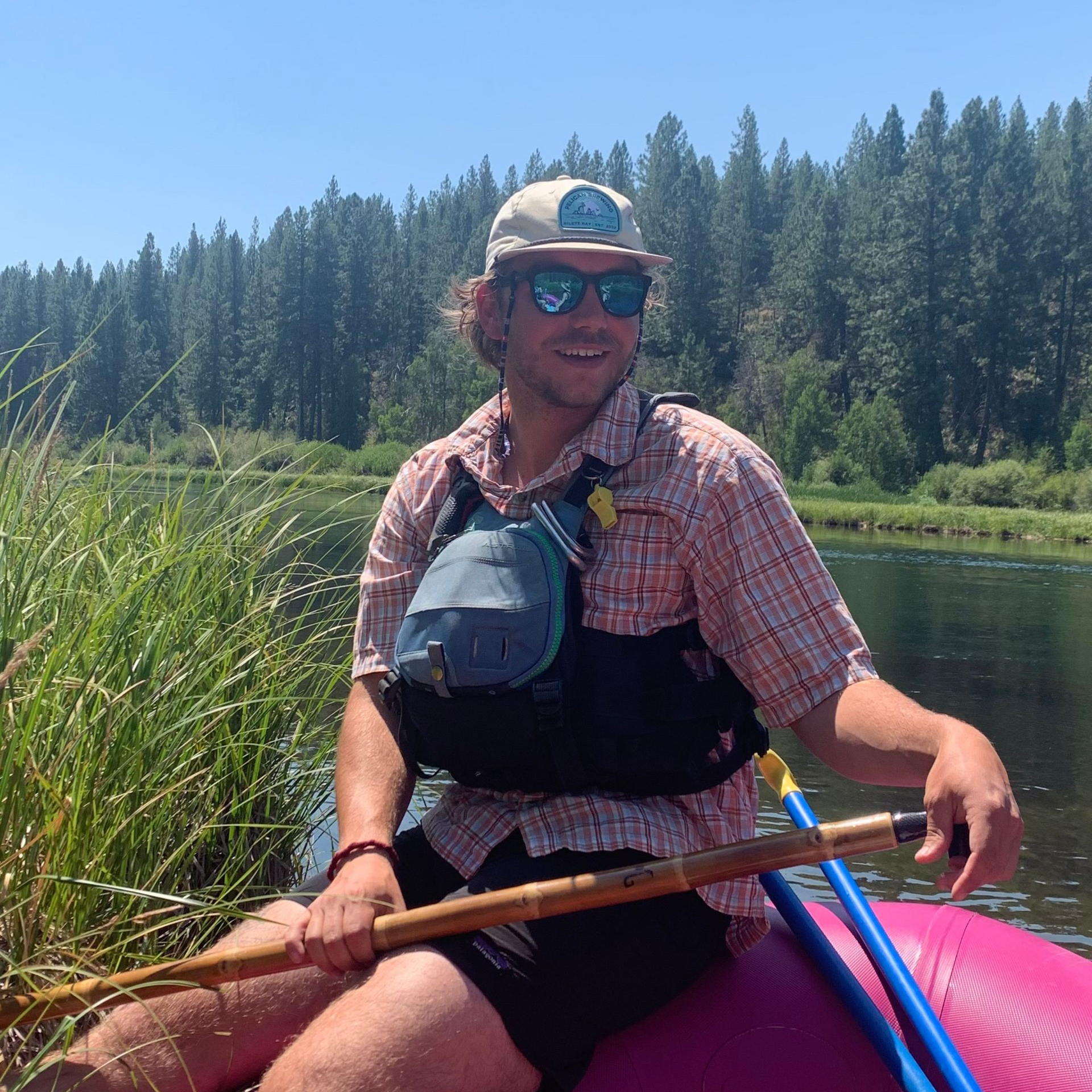 Nola loves rafting and and rock climbing