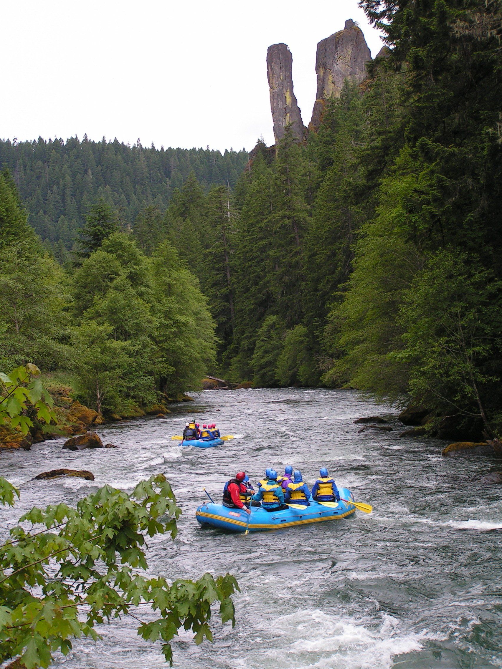 Our river trips always have a variety of calm water and exciting rapids. 