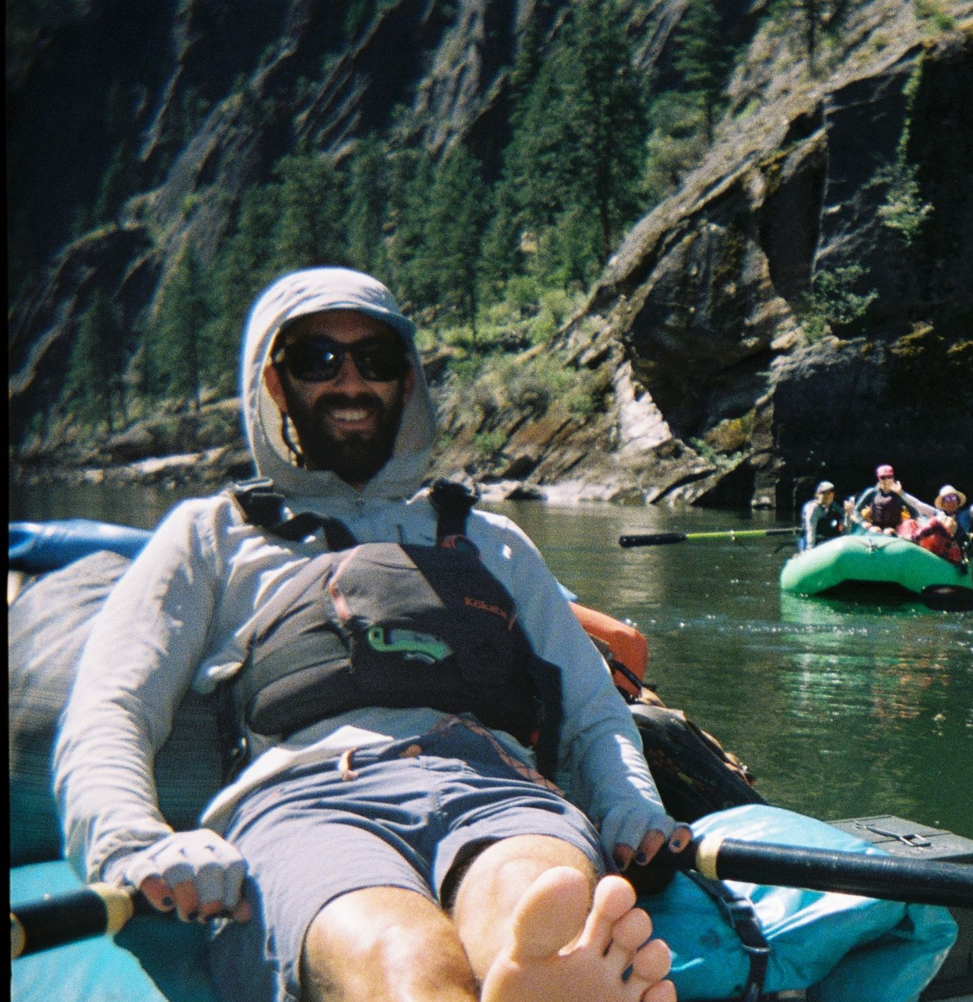 Hailey was raised in Bend, OR, by two river guides and grew up rafting. 