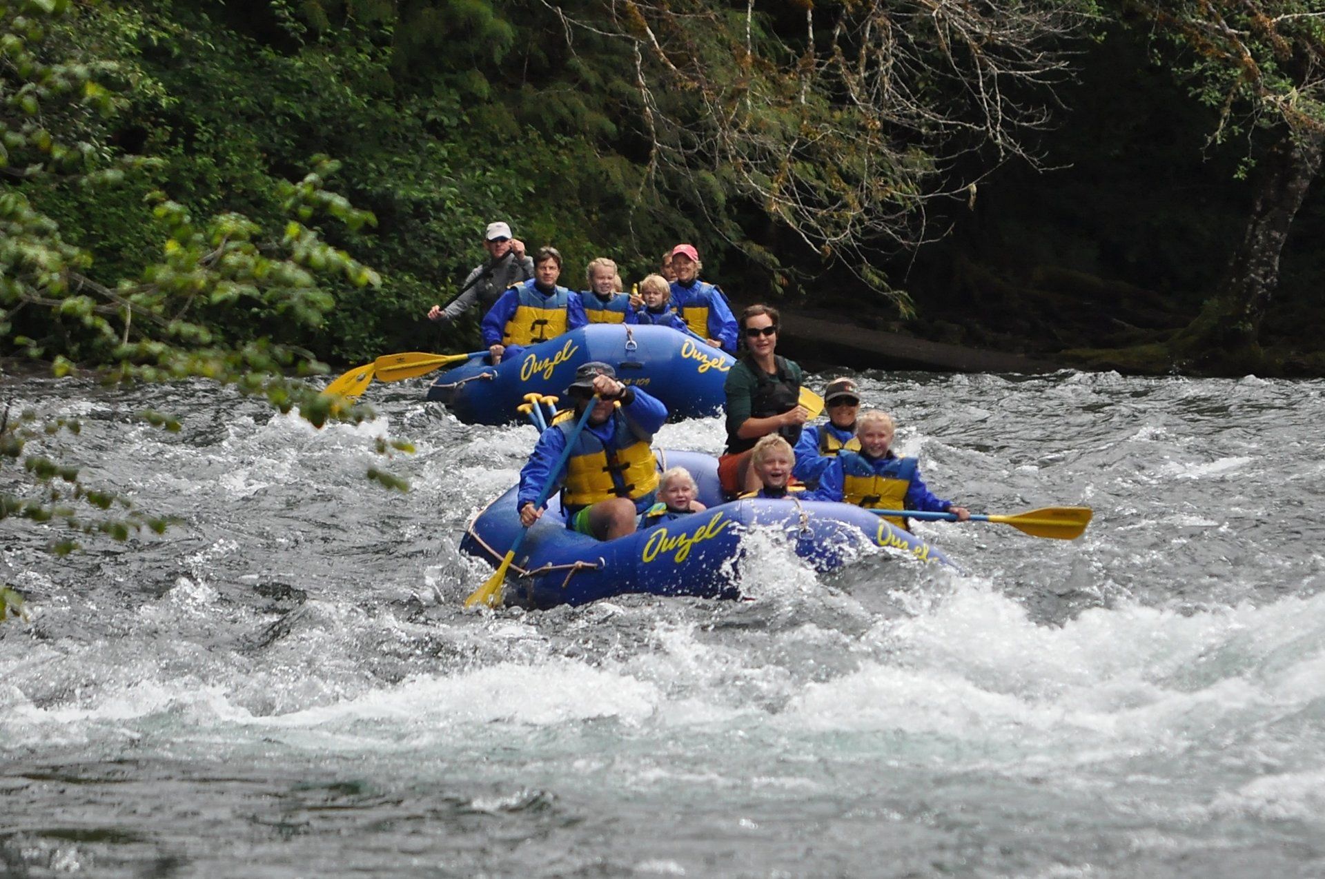 Rafting on the McKenzie River is one of the great outdoor things to do near Bend, Oregon.