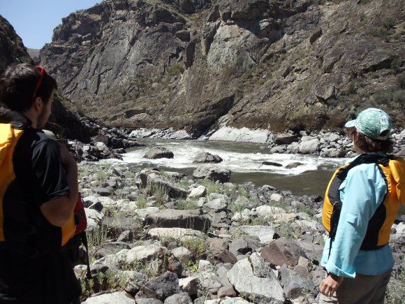 The geography of the Lower Salmon River is part of the excitement.