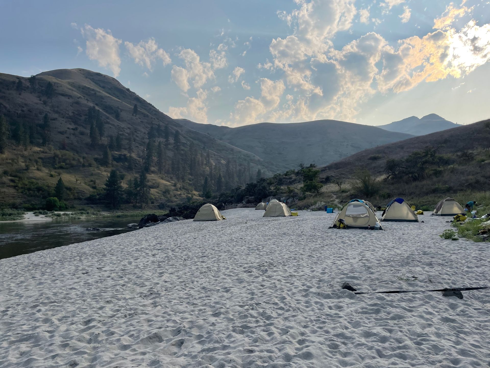 Our guides are experts in picking the perfect campsites for your river adventure.