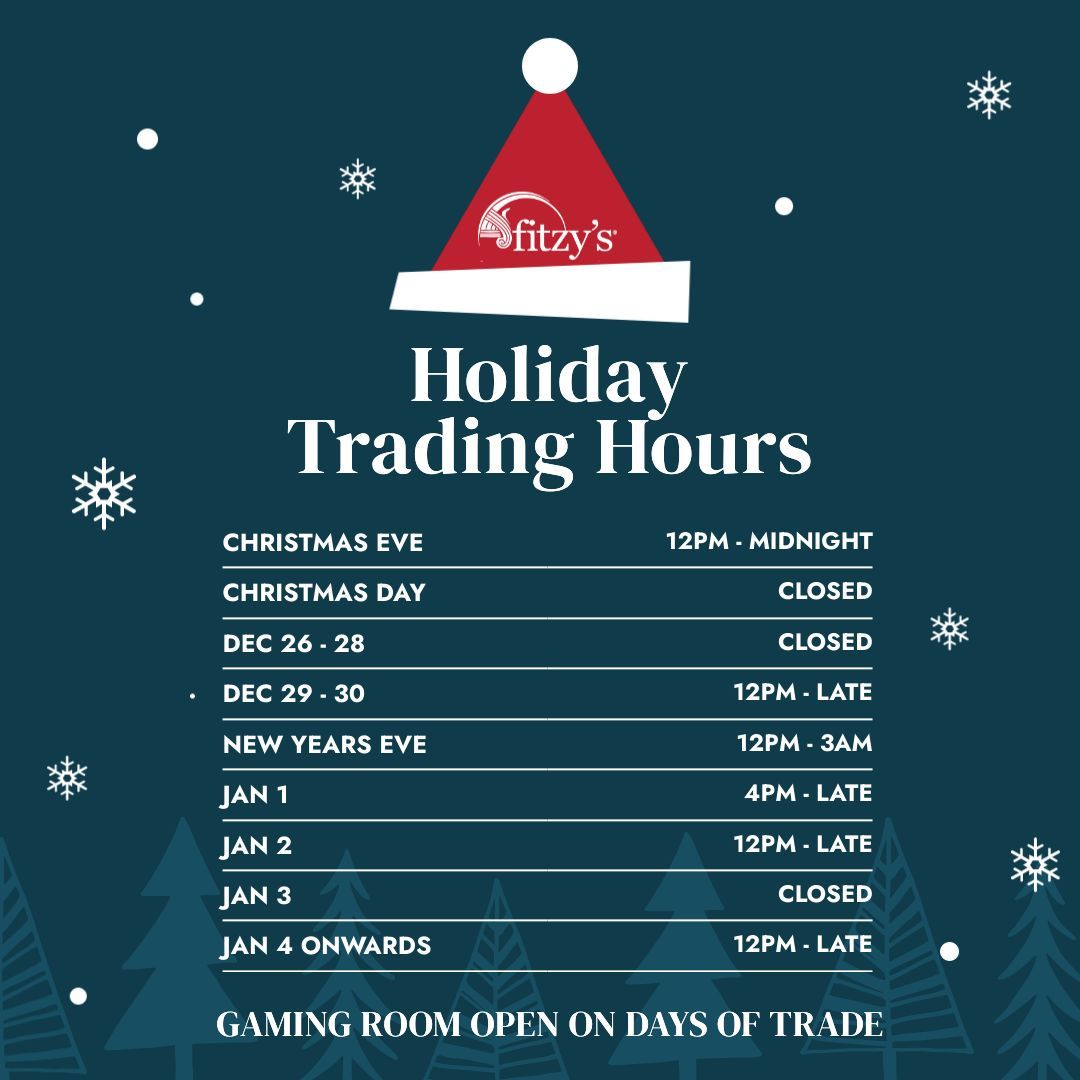 Holiday Trading Hours 2023