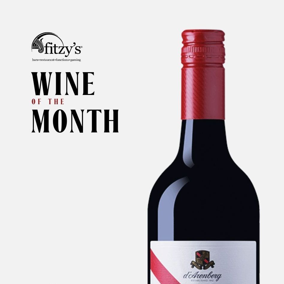 bottle of d'Arenberg red wine - the footbolt shiraz 20