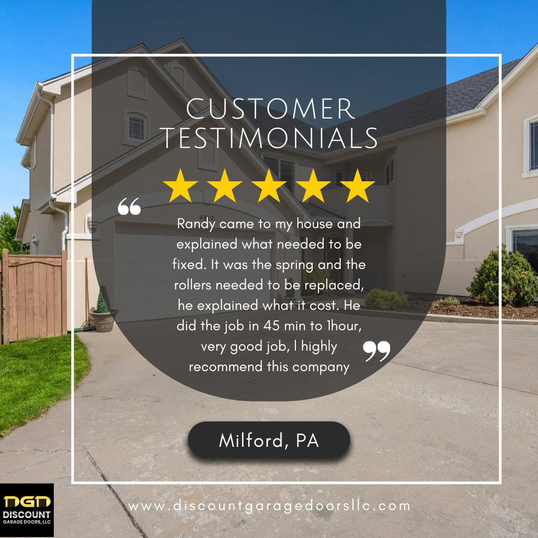 5 star review from Milford pa