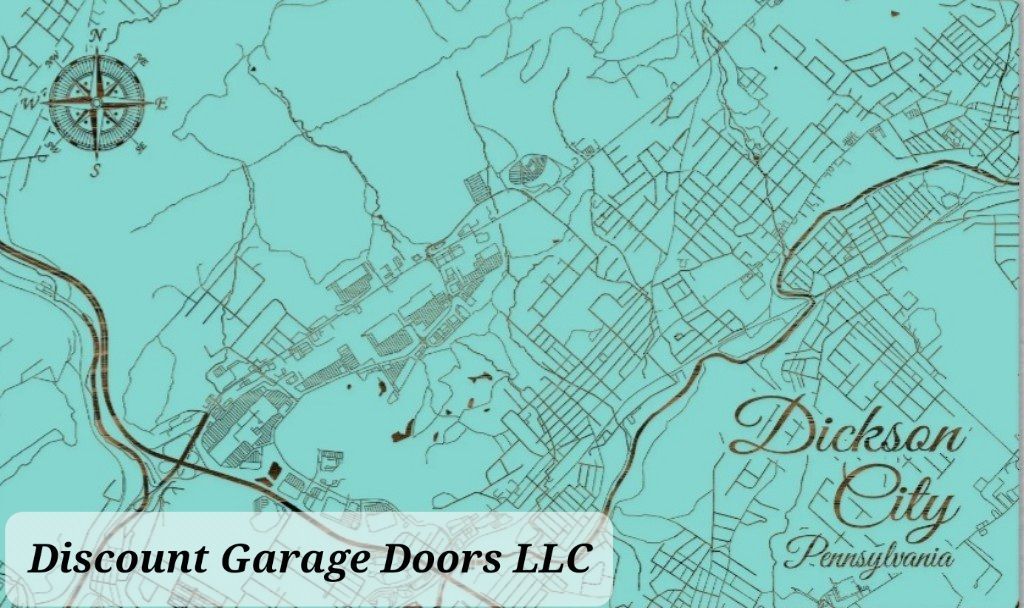 map of dickson city pa