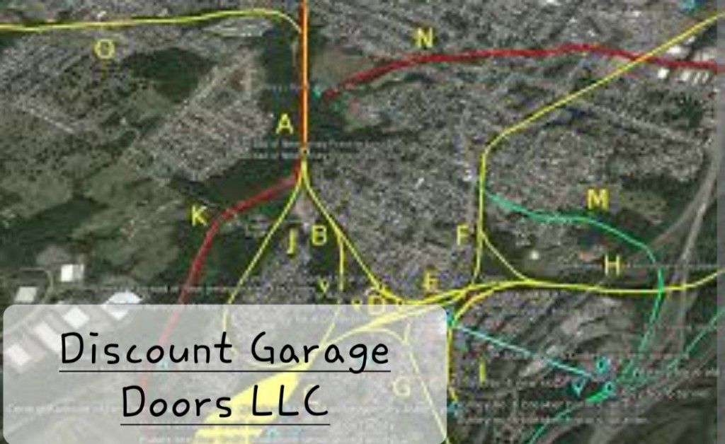 ariel map of ashley pa, serving area of discount garage doors llc a garage door repair business