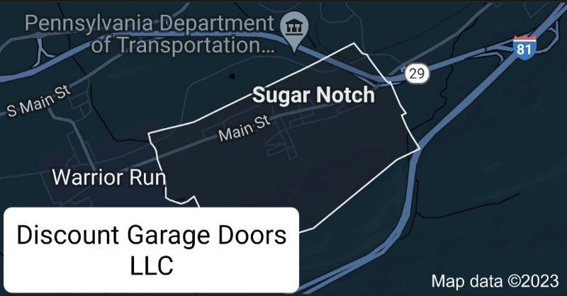 map of Sugar Notch PA