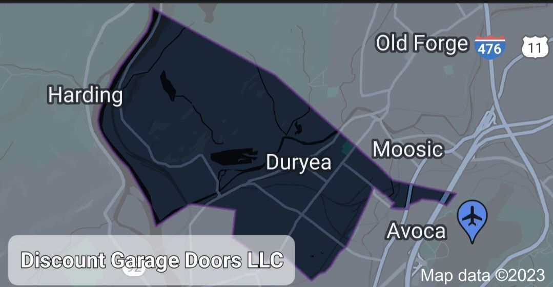 Map of Duryea PA