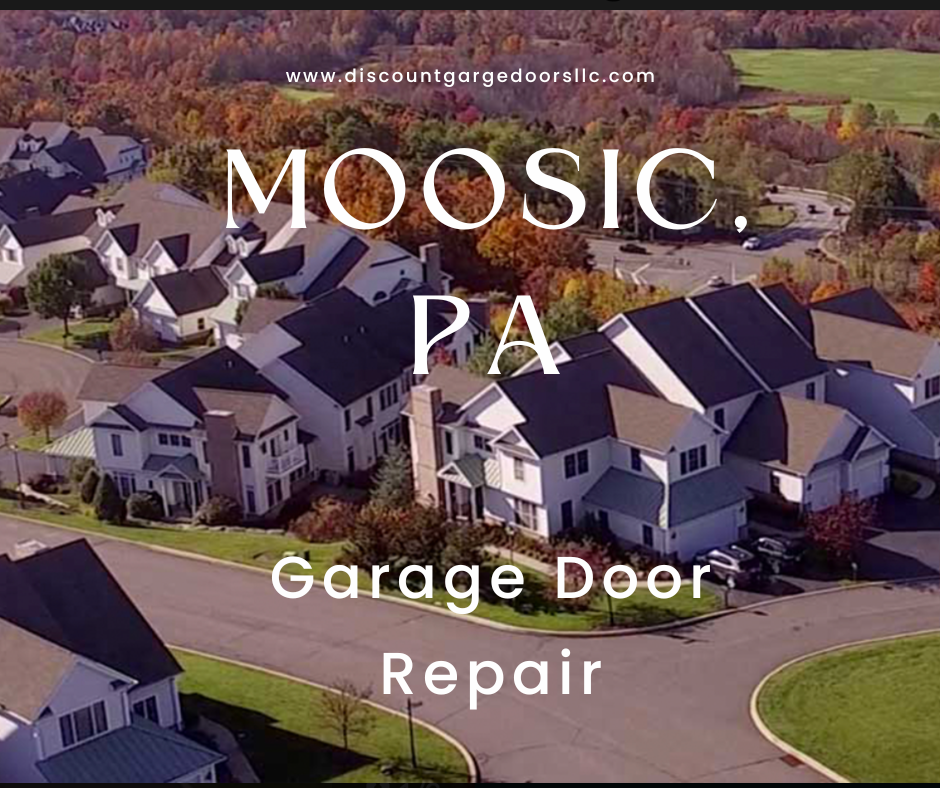 Residential neighborhood in Moosic, PA, with 
