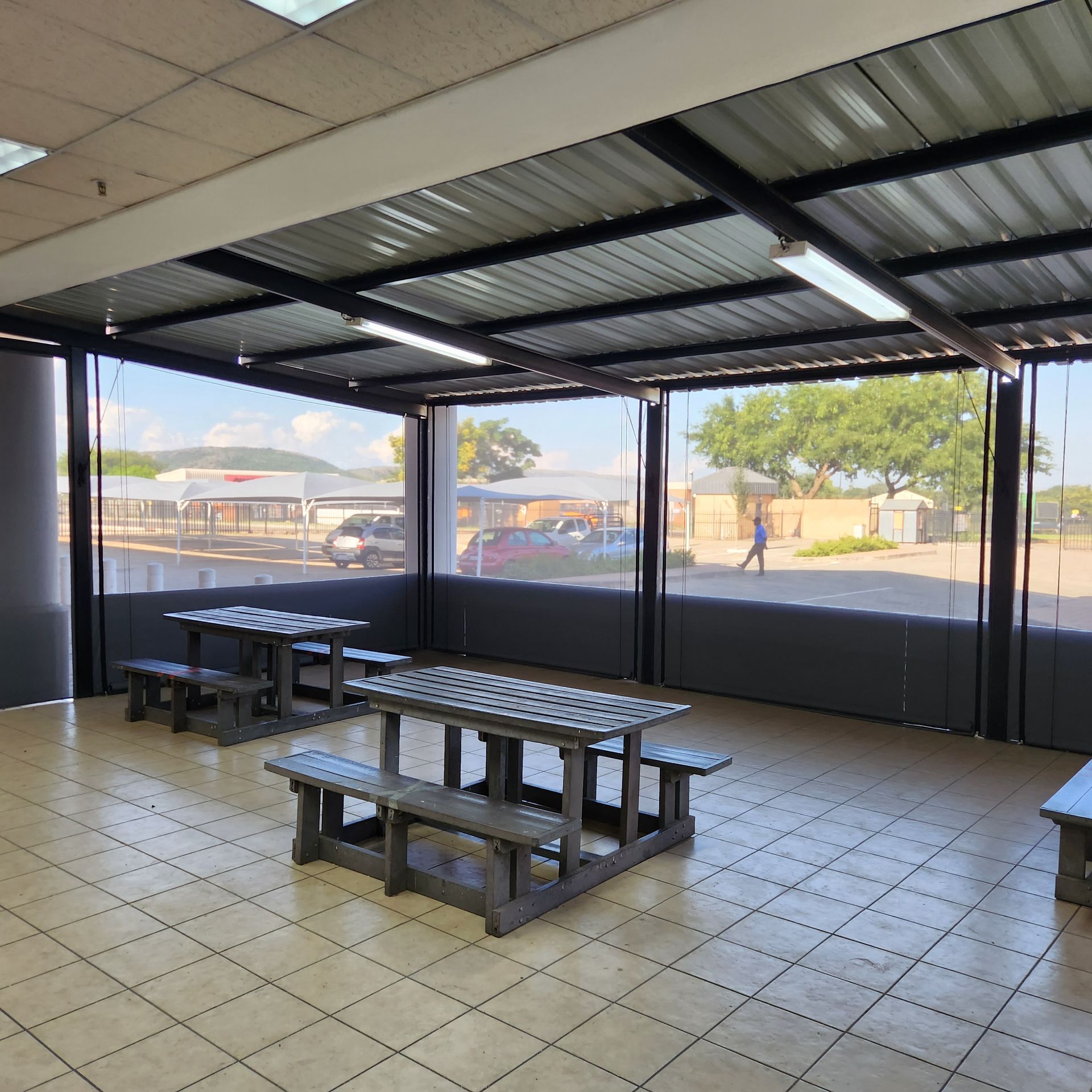 Custom Roller Blinds installed by SunShade in Sandton, Johannesburg.