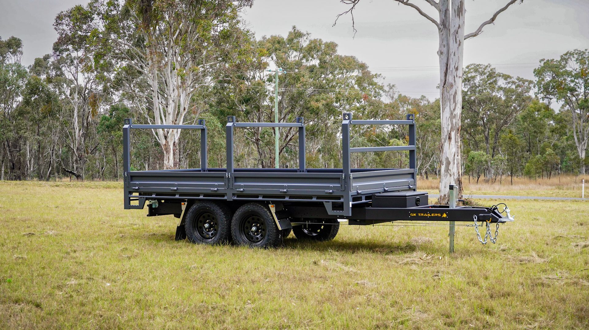 Ladder Rack Set for heavy duty Flat Top Trailer