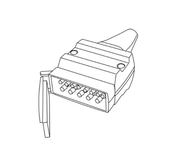 12-pin trailer plug