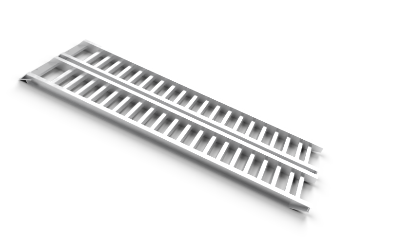 5000kg Aluminum Ramp Set for Flat Top Trailer