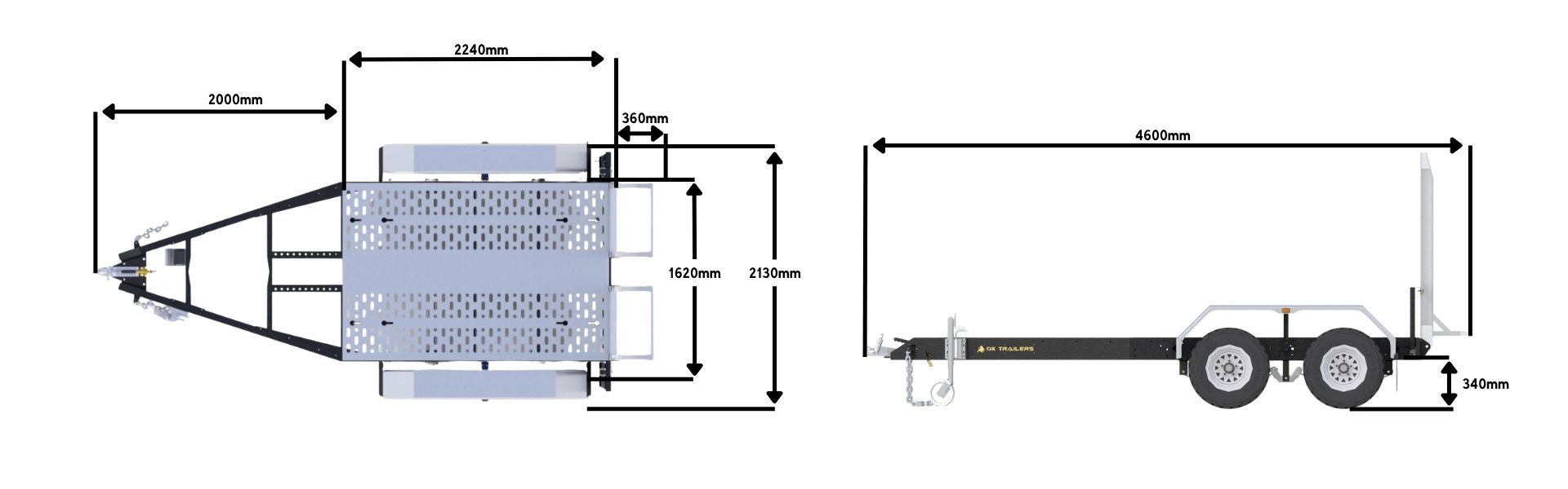 View and understand the Plant trailer options and accessories to tailor make this trailer for your business.