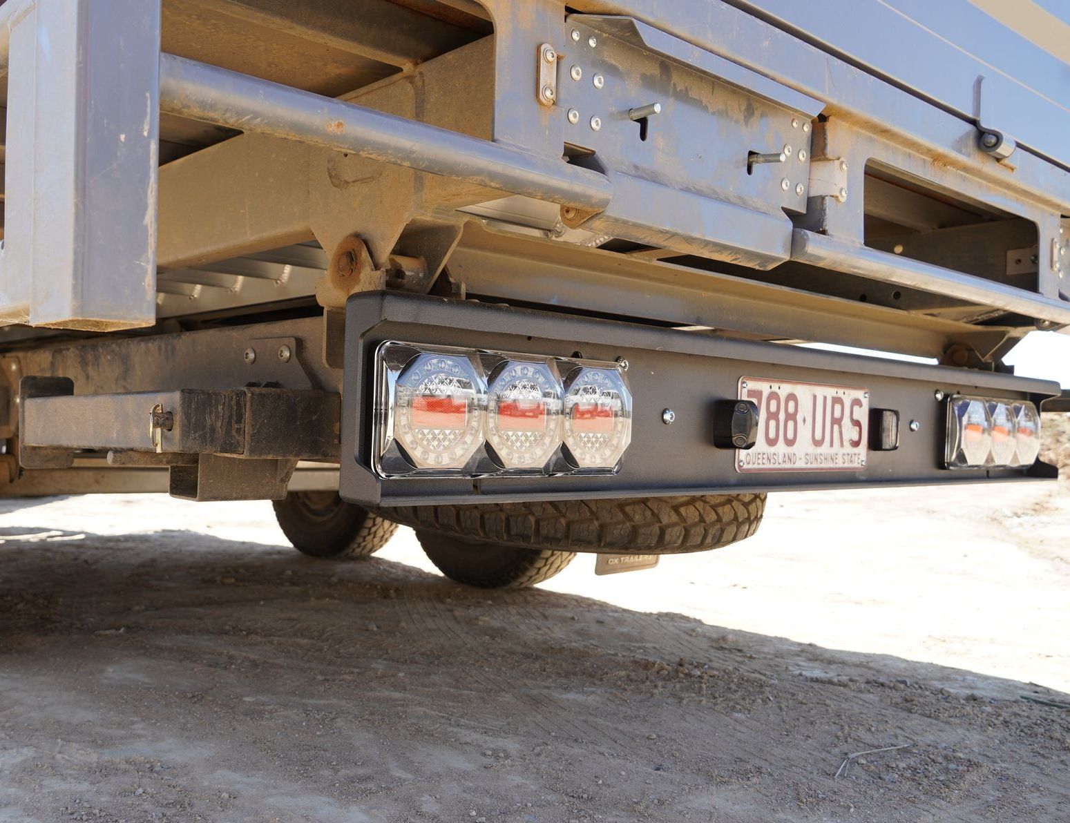 Maxilamp taillights on Hughes Elite Rear Tipper Trailer