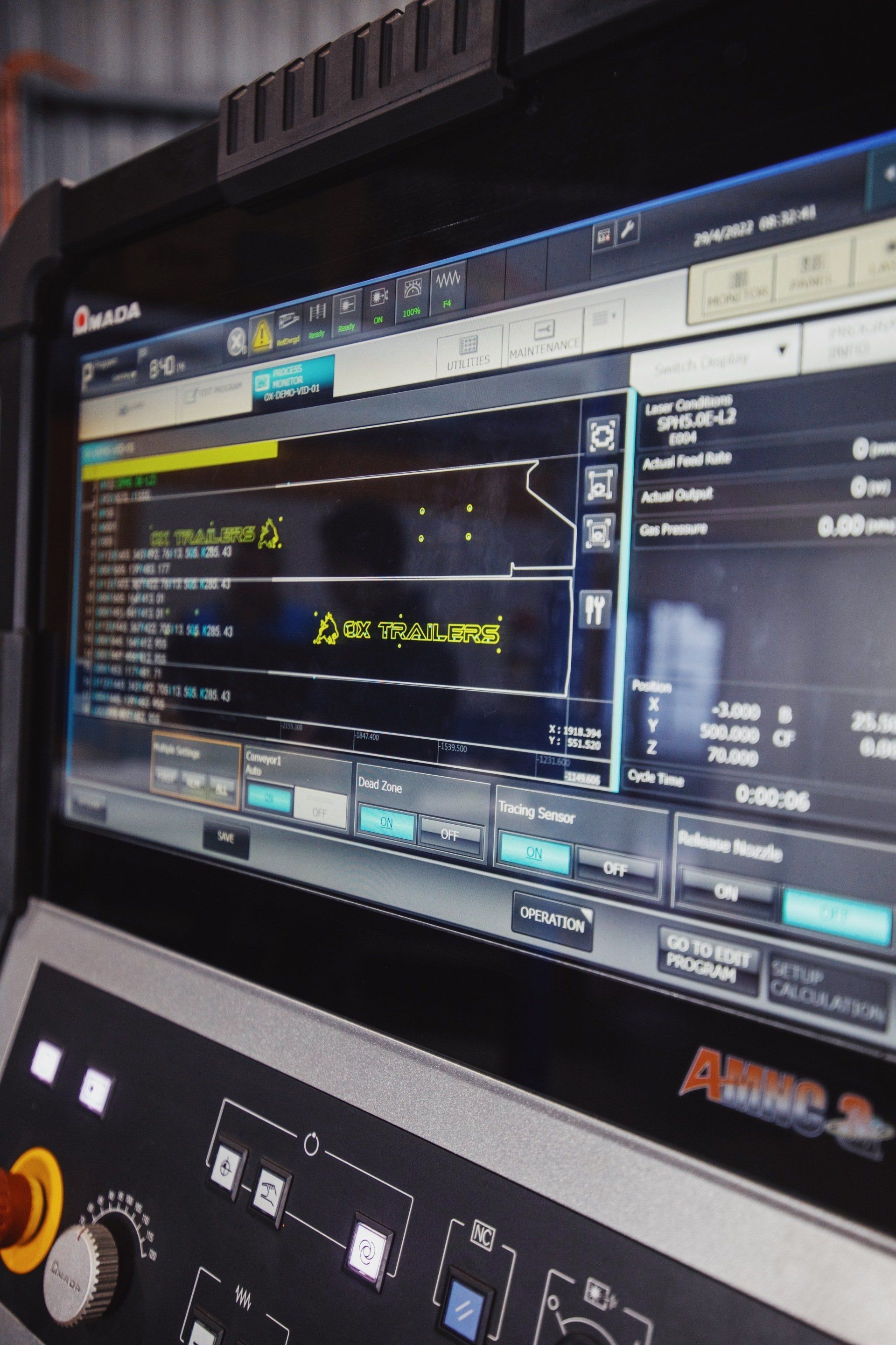 From Design to Delivery, watch the Ox Trailers process. Starting with Programming and CNC Laser Cutting of quality steel.