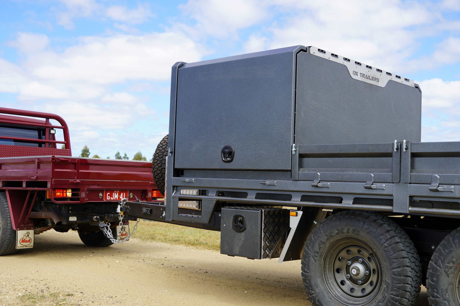Lift-Off Canopy for Flat Top Trailer