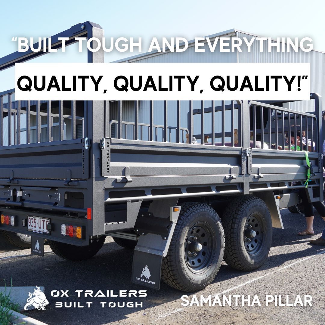 Sam pillars ox trailer and her testimonial