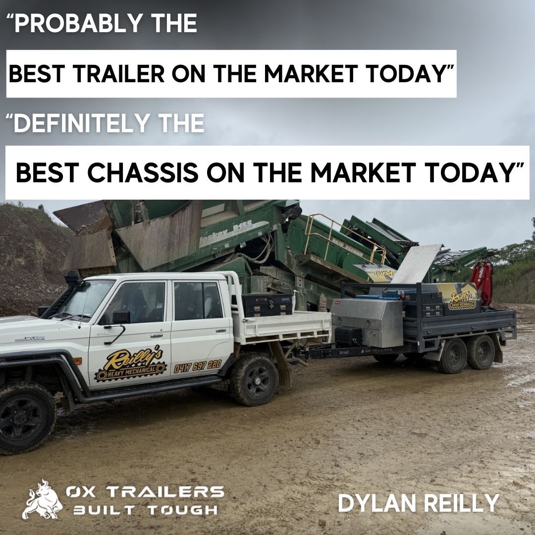 Heavy-duty diesel mechanics trailer with crane, praised to be the best trailer on the market today by customer reillys heavy mechanical