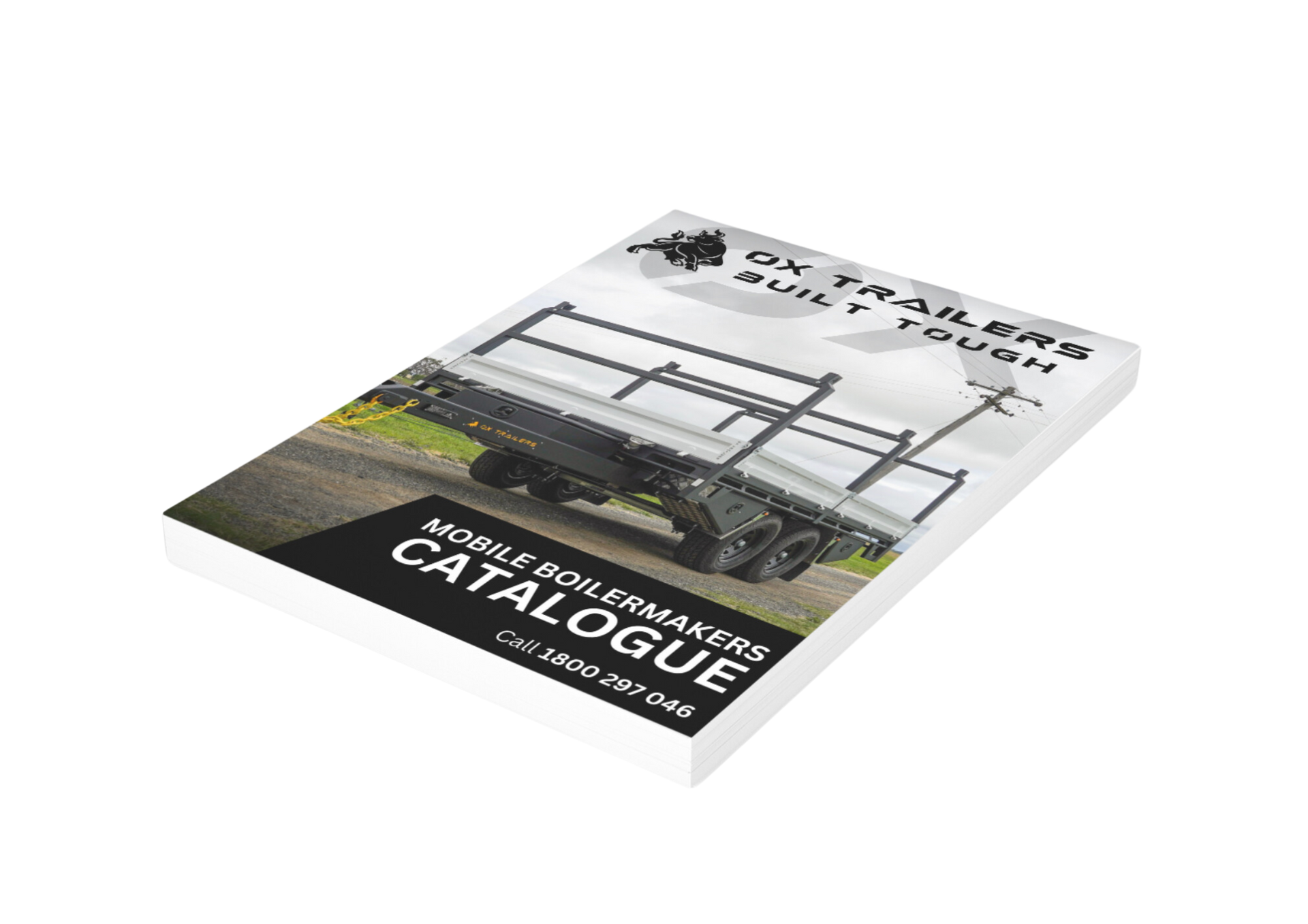 Brochure on the capabilities and accessories of an Ox Trailer in the Mechanical Services industry.