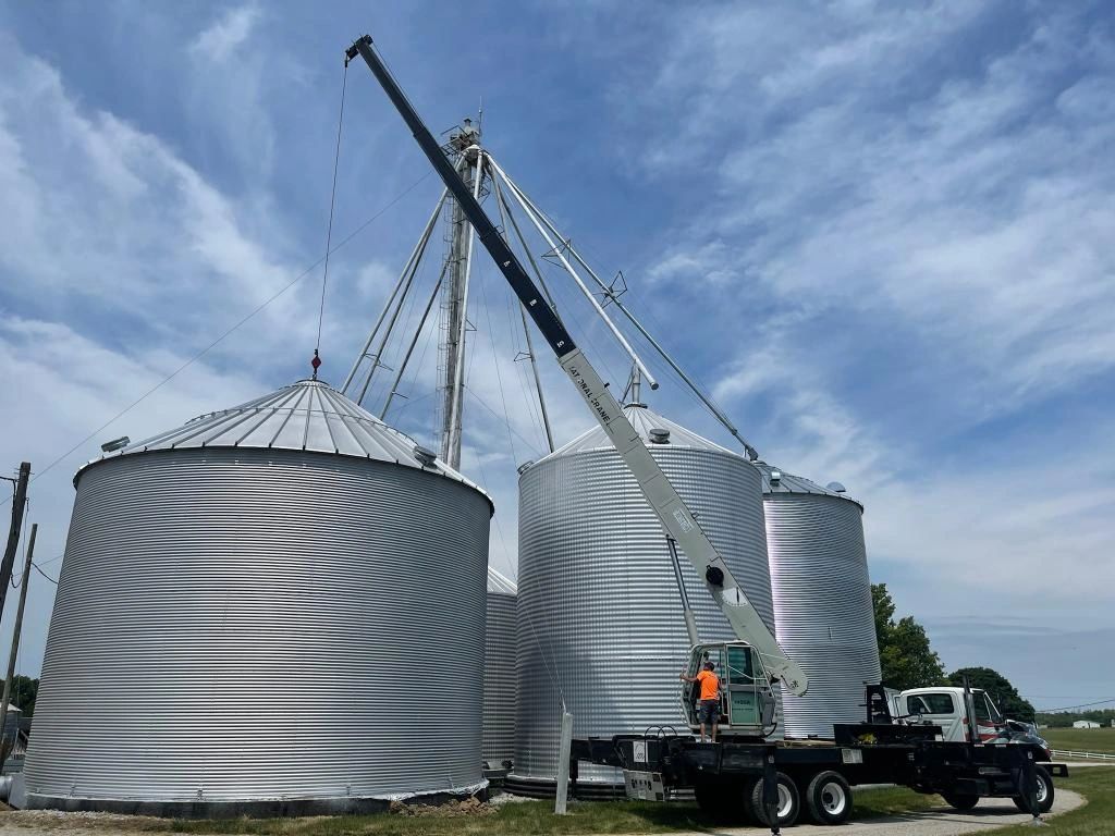 Water Tank Crane — Elwood, IN — Coker Crane
