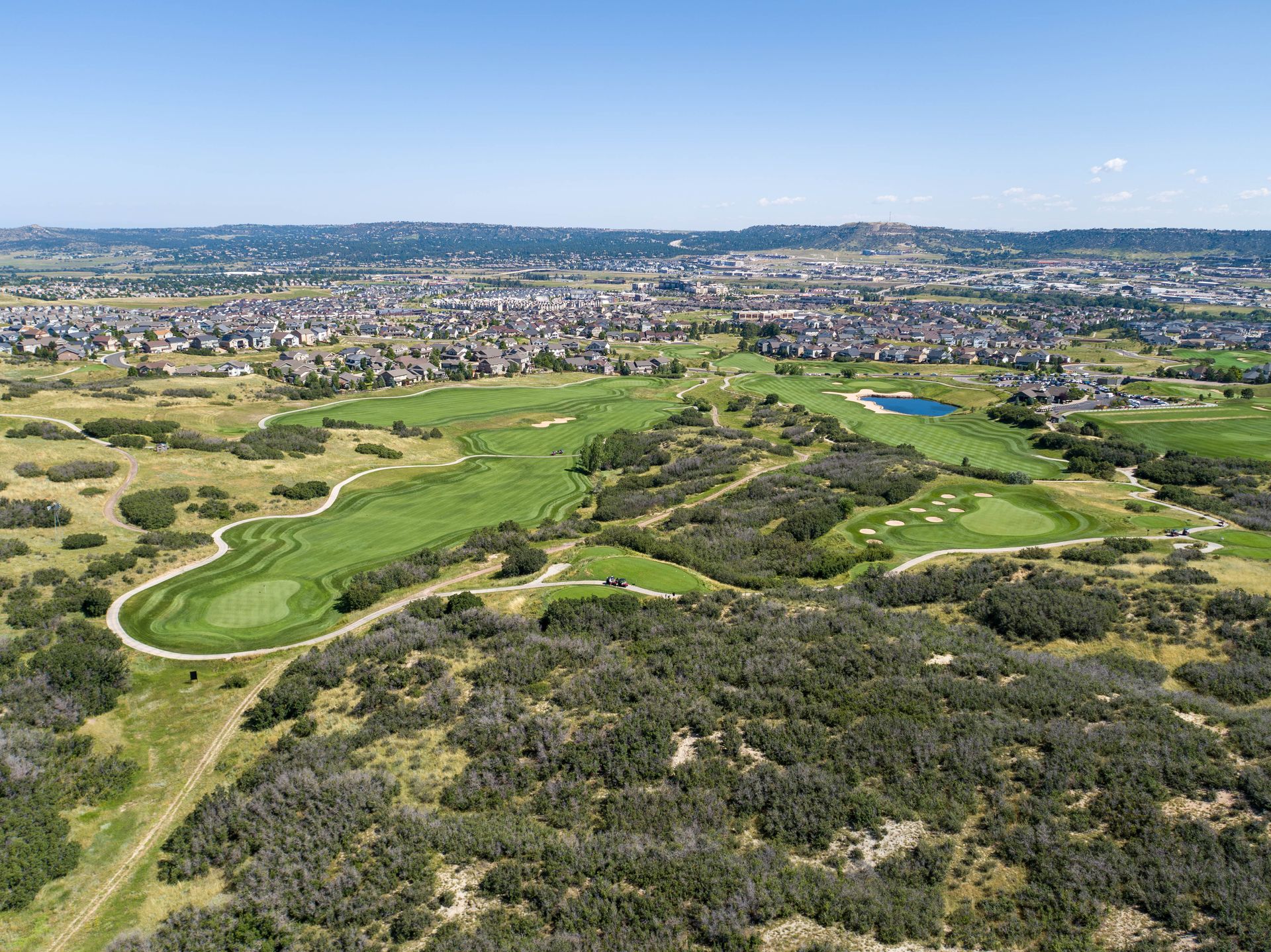 Drone image of open space