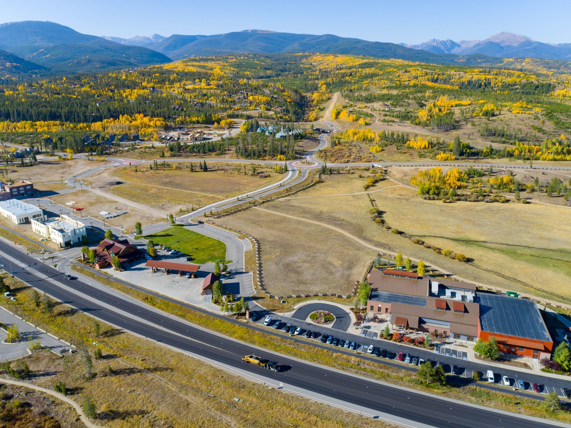 Civil engineering drone image