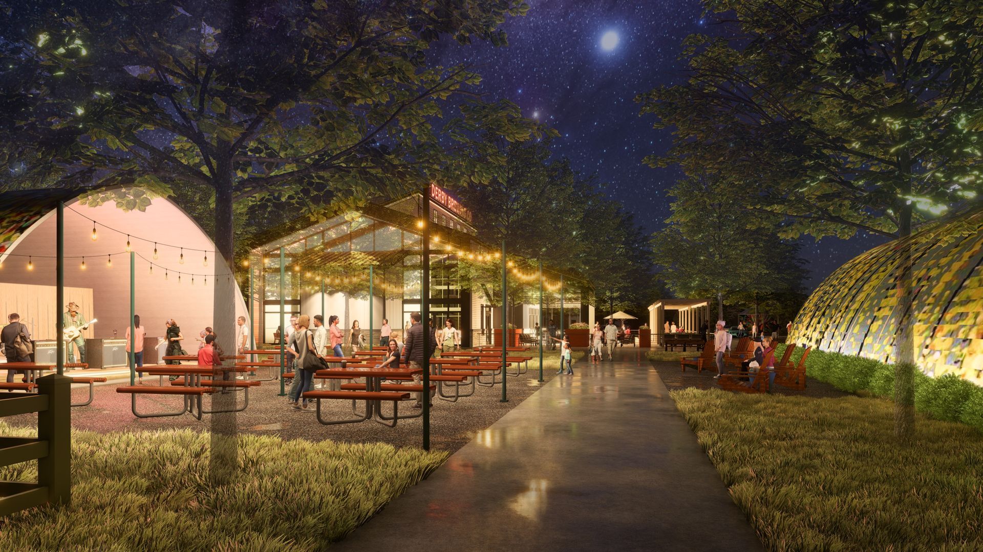 Night time renderings