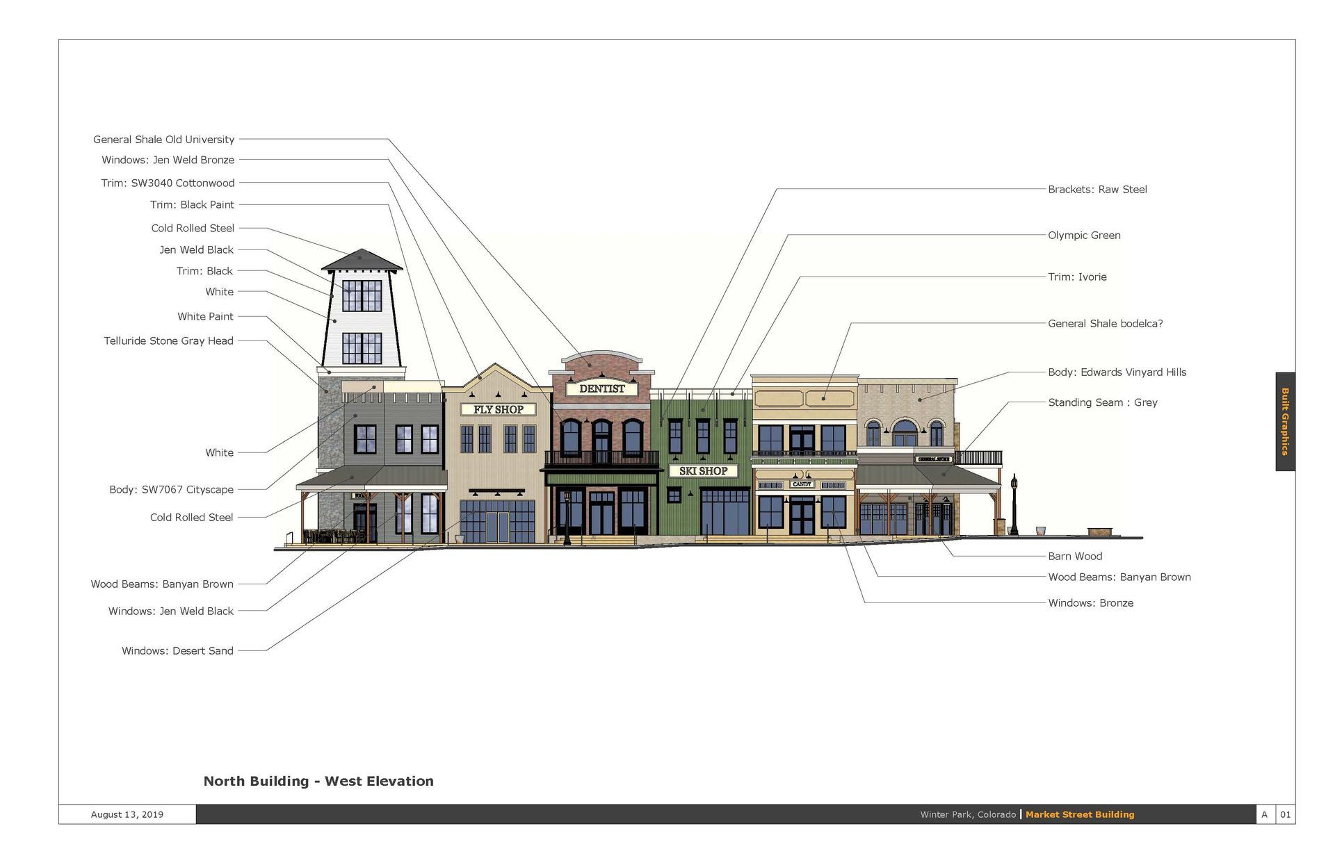 Building color study