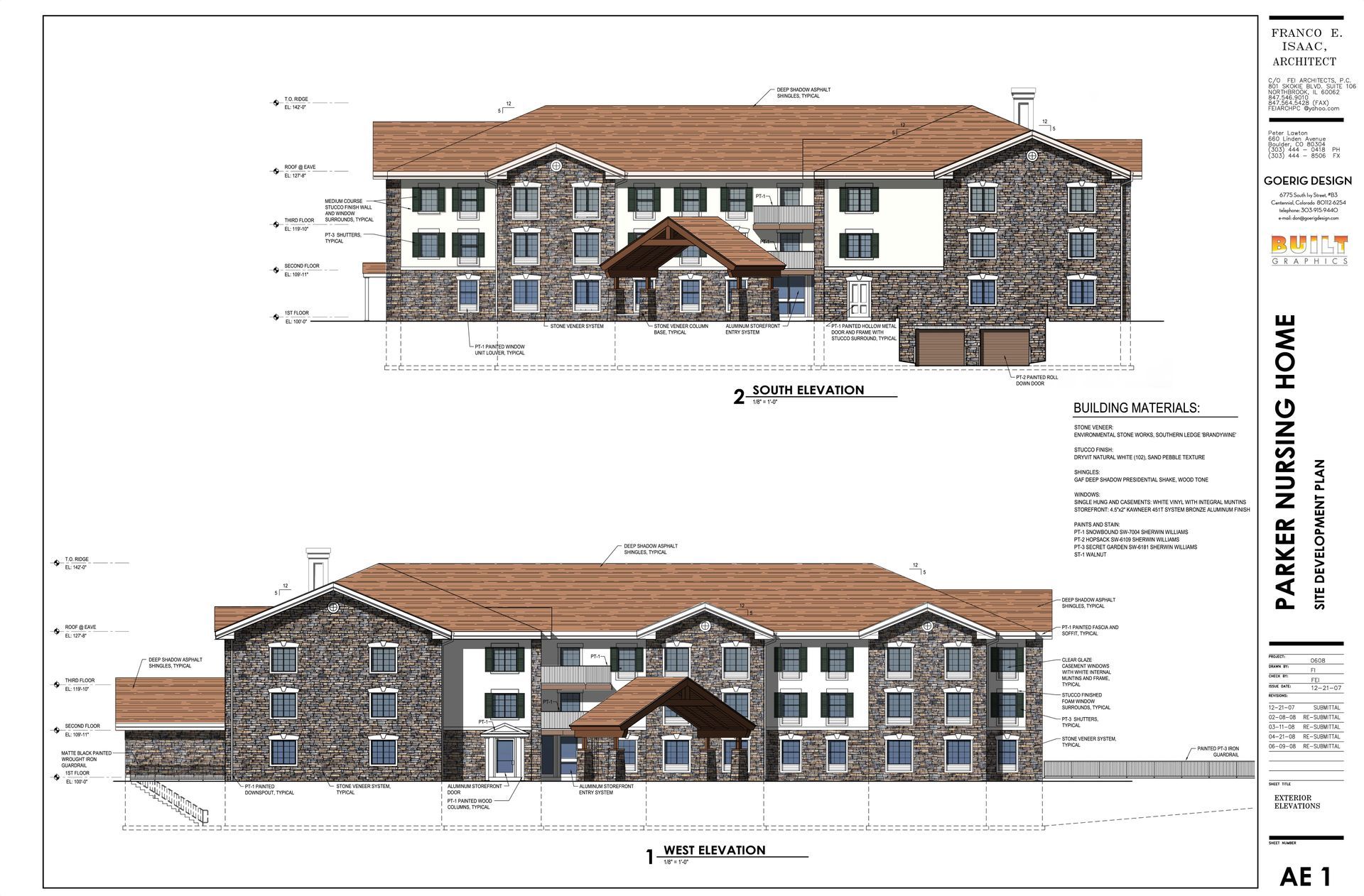 Building color study