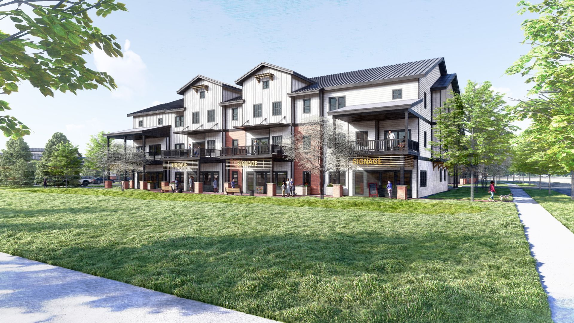 Multifamily renderings
