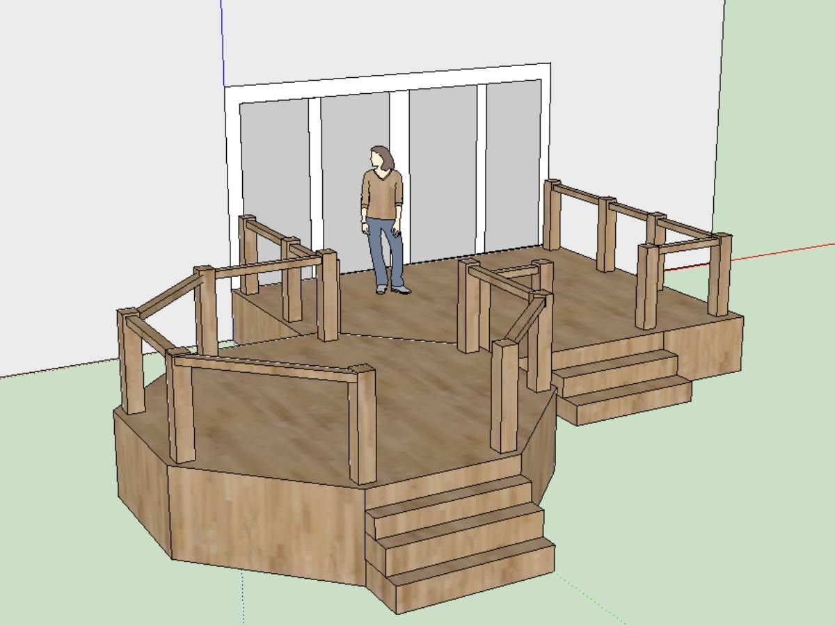 Zest decking Colchester raised decking design